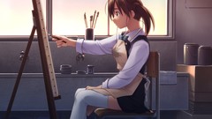 Woman Anime anime girls soft shading