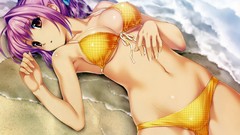 Woman Anime Beaches swimsuits
