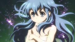 Woman Anime big eyes blue hair anime girls blue eyes 