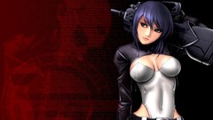 Woman Anime blue hair