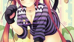 Woman Anime blush anime girls heterochromia nekomimi animal 