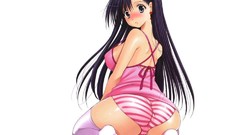 Woman Anime blush anime girls lingerie underwear panties