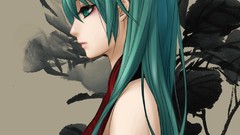 Woman Anime drawings anime girls hatsune miku vocaloid