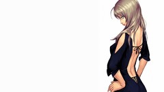 Woman Anime drawings blondes anime girls vectors tight dress