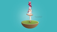 Woman Anime eureka seven Simple Background Anemone (Eureka 