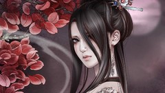 Woman Anime faces anime girls portraits