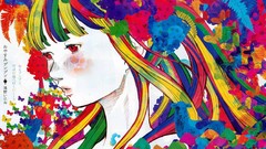 Woman Anime faces portraits