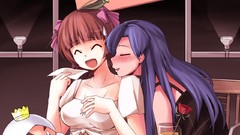 Woman anime girls amami haruka idolmaster kisaragi chihaya