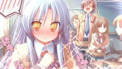 Woman anime girls angel beats tachibana kanade