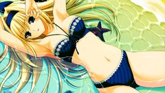 Woman anime girls bikini
