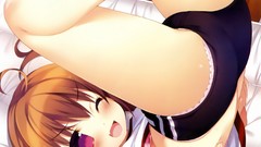 Woman anime girls bra gym original characters gym uniforms