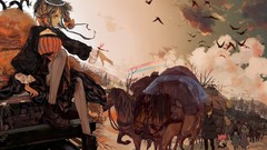 Woman anime girls braids sound horizon