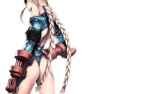 Woman anime girls braids street fighter Cammy White