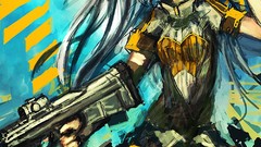 Woman anime girls firearms op-center