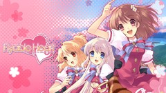 Woman anime girls flyable heart