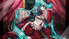 Woman anime girls hatsune miku vocaloid
