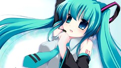 Woman anime girls hatsune miku vocaloid