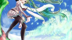 Woman anime girls hatsune miku vocaloid