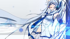 Woman anime girls hatsune miku vocaloid