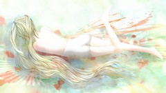 Woman anime girls hatsune miku vocaloid artwork