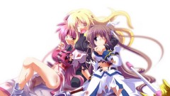 Woman anime girls mahou shoujo lyrical nanoha mahou shoujo 