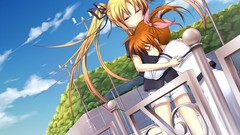 Woman anime girls mahou shoujo lyrical nanoha mahou shoujo 