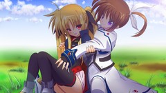 Woman anime girls mahou shoujo lyrical nanoha mahou shoujo 
