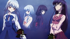 Woman anime girls matsuri