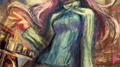 Woman anime girls op-center