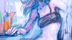 Woman anime girls op-center original characters