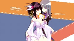 Woman anime girls purple eyes Tenkabu!