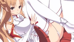 Woman anime girls sword art online yuuki asuna hentai