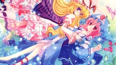 Woman anime girls touhou yakumo yukari