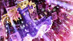 Woman anime girls touhou yakumo yukari