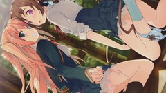 Woman anime girls underwear panties panty pull Koi To Senkyo To 