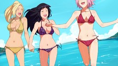Woman Anime hyuuga hinata yamanaka ino haruno sakura naruto 