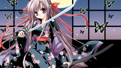 Woman Anime Japanese clothes