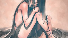 Woman Anime legs anime girls brunettes ecchi nude