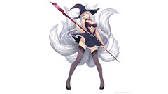 Woman Anime magician nekomimi kitsunemimi