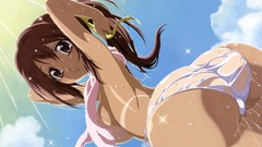 Woman Anime Manga anime girls brunettes sora no otoshimono 