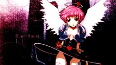 Woman Anime pink hair