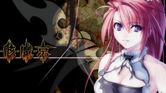 Woman Anime pink hair anime girls purple eyes redheads