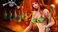 Woman Anime redheads