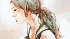 Woman Anime sad anime girls