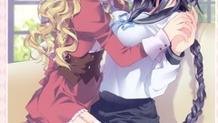 Woman Anime sakura stockings anime girls seifuku yuri neko