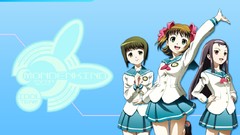 Woman Anime school uniforms