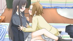 Woman Anime socks sitting schoolgirls skirts anime girls 