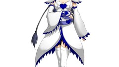 Woman Anime stockings gray eyes anime girls black hair cleavage 