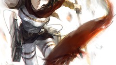 Woman Anime Swords action jackets belts scarfs anime girls 