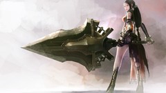 Woman Anime Swords anime girls